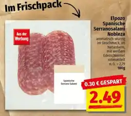 NP Discount Elpozo Spanische Serranosalami Nobleza Angebot