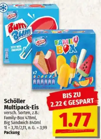 NP Discount Schöller Multipack-Eis Angebot