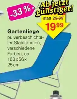 Jawoll Gartenliege Angebot