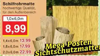Jawoll Schilfrohrmatte Angebot
