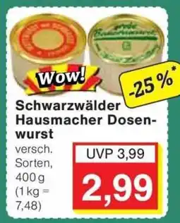Jawoll Schwarzwälder Hausmacher Dosen- wurst Angebot
