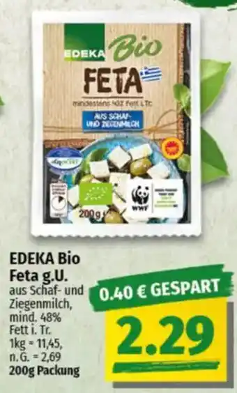 NP Discount EDEKA Bio Feta g.U. Angebot