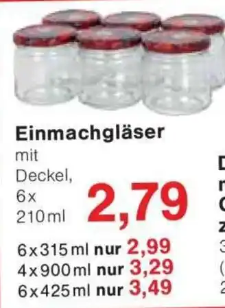 Jawoll Einmachgläser Angebot