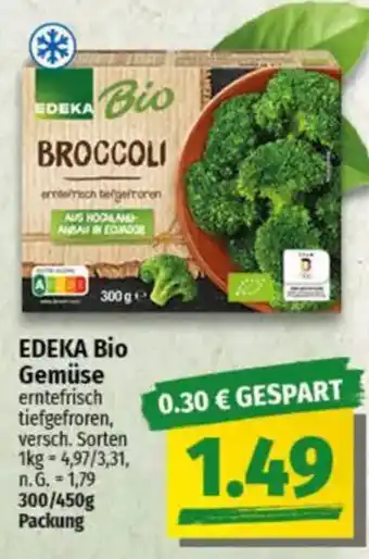NP Discount EDEKA Bio Gemüse Angebot