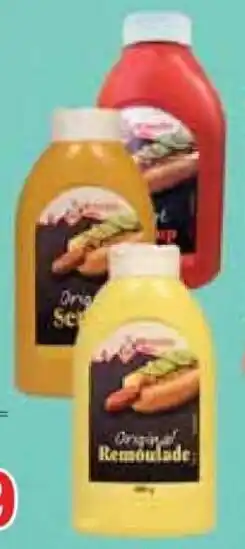 Jawoll Saucen Senf oder Ketchup Angebot
