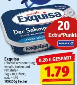 NP Discount Exquisa Frischkäsezubereitung Angebot