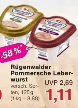 Jawoll Rügenwalder Pommersche Leber- wurst Angebot