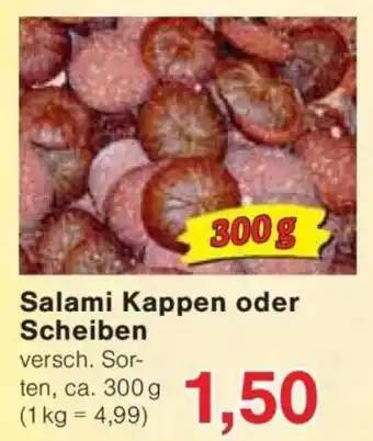 Jawoll Salami Kappen oder Scheiben Angebot
