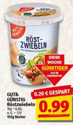 NP Discount GUT& GÜNSTIG Röstzwiebeln Angebot