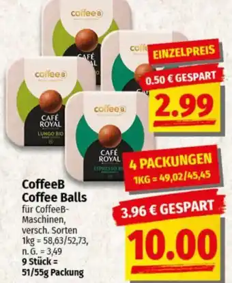 NP Discount CoffeeB Coffee Balls Angebot
