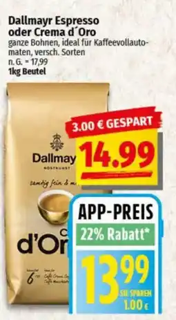NP Discount Dallmayr Espresso oder Crema d'Oro Angebot