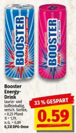 NP Discount Booster Energy- Drink Angebot