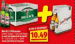 NP Discount Beck's Pilsener Angebot