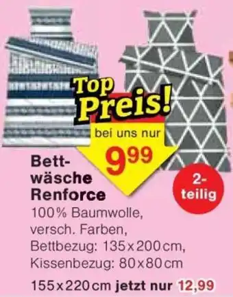 Jawoll Bett- wäsche Renforce Angebot