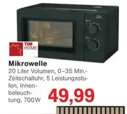 Jawoll TIM HOME Mikrowelle Angebot