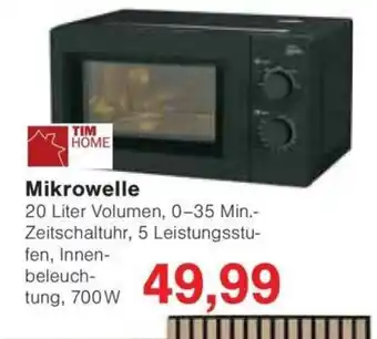 Jawoll TIM HOME Mikrowelle Angebot