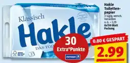 NP Discount Hakle Toilettenpapier Angebot