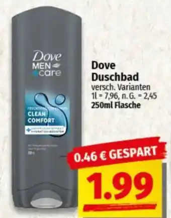 NP Discount Dove Duschbad Angebot