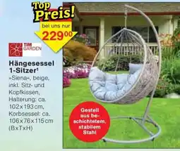 Jawoll TIM GARDEN Hängesessel 1-Sitzer Angebot