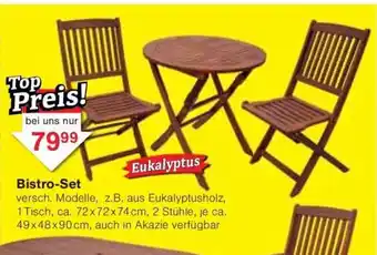 Jawoll Bistro-Set Angebot