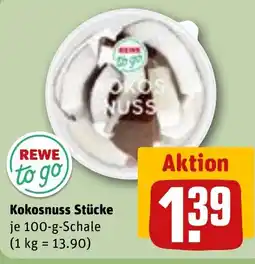 REWE REWE to go Kokosnuss Stücke Angebot