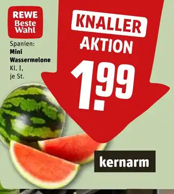 REWE REWE Beste Wahl Spanien: Mini Wassermelone Angebot