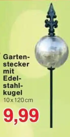 Jawoll Garten- stecker mit Edel- stahl- kugel Angebot