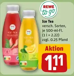 REWE REWE to go Ice Tea Angebot