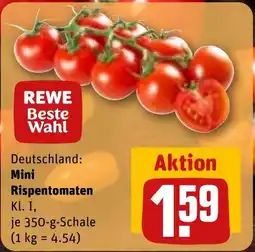 REWE REWE Beste Wahl Mini Rispentomaten Angebot
