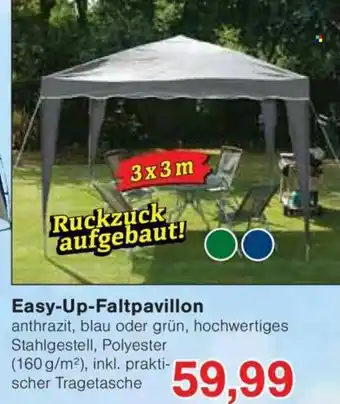 Jawoll Easy-Up-Faltpavillon Angebot