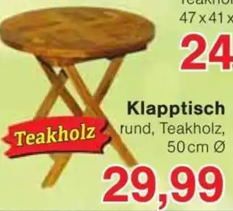 Jawoll Klapptisch Angebot