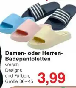 Jawoll Damen- oder Herren- Badepantoletten Angebot