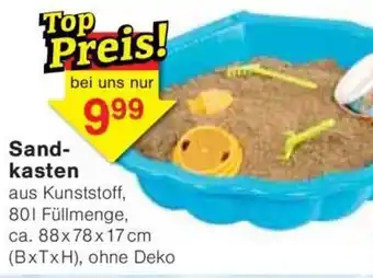 Jawoll Sand- kasten Angebot