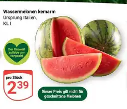 Globus Wassermelonen kernarm Angebot