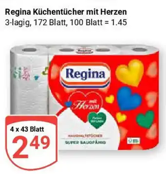 Globus Regina Küchentücher mit Herzen Angebot