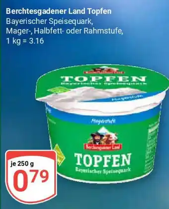 Globus Berchtesgadener Land Topfen Angebot