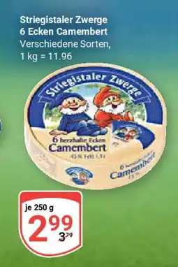 Globus Striegistaler Zwerge 6 Ecken Camembert Angebot