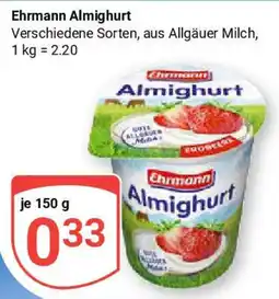 Globus Ehrmann Almighurt Angebot