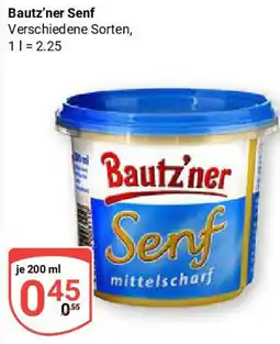 Globus Bautz'ner Senf Angebot