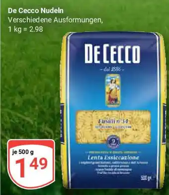 Globus De Cecco Nudeln Angebot
