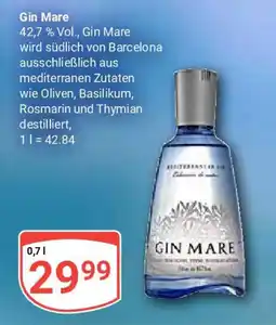 Globus Gin Mare Angebot