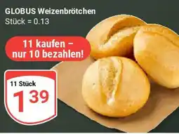 Globus GLOBUS Weizenbrötchen Angebot