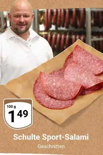 Globus Schulte Sport-Salami Angebot