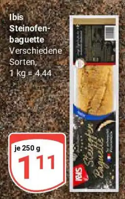 Globus Ibis Steinofen- baguette Angebot