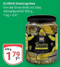 Globus GLOBUS Gewürzgurken Angebot