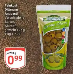 Globus Feinkost Dittmann Antipasti Angebot
