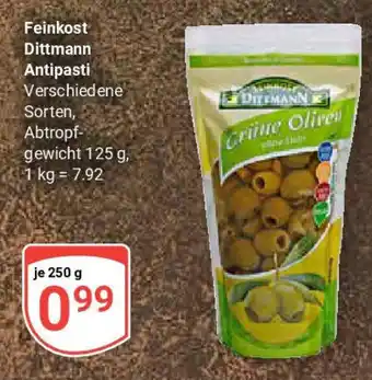 Globus Feinkost Dittmann Antipasti Angebot