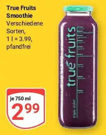Globus True Fruits Smoothie Angebot