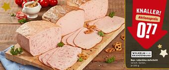 REWE Wilhelm brandenburg bayr. leberkäse-aufschnitt Angebot