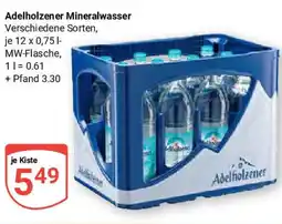Globus Adelholzener Mineralwasser Angebot
